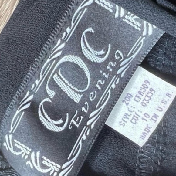 Vintage 90's black babydoll mini dress - Picture 6 of 6